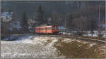 1968-1971 wurden 5 Stück des BDe 4/4 in der SChweiz gebaut . 
Die Nummer 93 hier m Bild auf dem Weg nach Übelbach , hat es in die Seiermark gezogen. 

Her tut der Triebwagen brav seinen Dinst und ist Blickfang neben der GTW eintönigkeit. 
1.02.2021  