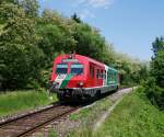 5047 401 der STLB war im Sommer des vergangenen Jahres als Regionalzug von Weiz nach Graz unterwegs.