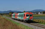 StB 5047 401 und 5047 402 waren am 01. Oktober 2019 als S31 von Weiz nach Graz Hbf. unterwegs, und wurden von mir in St. Ruprecht a.d. Raab fotografiert.