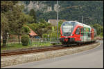 Quer durch die Stadt führt die Strecke der Übelbacher Bahn in Peggau.