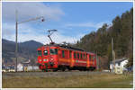 StB ET 15 von Übelbach nach Peggau-Deutschfeistritz, am 1.2.2021 kurz vor Deutschfeistritz.