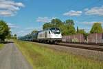 Steiermarkbahn 1216 960-5+182 512-4 und Milsped AML Autotransportwagen in Rodenbach am 30.05.21