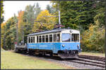 Der Et 1 als  Bauzug  im Bahnhof Gnas am 23.10.2021