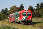 Am 08.08.2010 als REX 7399 unterwegs: 5047 090 und 5047 402 kurz nach Mollmannsdorf.