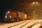 D3 der Steiermrkischen Landesbahnen zieht einen weiteren Containerzug aus dem Cargo Center Graz.