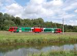 Da ich schon im Auto sass blieb mir am 22.07.2011  nur noch dieser Notschuss von diesem Fahrzeug der  STLB welches in Wartberg an der Krems durchfuhr.