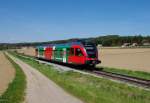 5062 001 war am 27.04.2012 auf dem Weg von Weiz nach Gleisdorf, aufgenommen in Arndorf