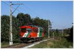 STLB Triebwagen 2 fhrt als R 8607 von Feldbach nach Bad Gleichenberg.