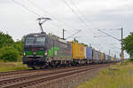 193 265 der TX Logistik führte am 20.06.24 einen KLV-Zug durch Greppin Richtung Dessau. Ziel war der Hafen Rostock.