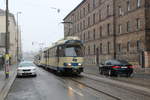 Wien Wiener Lokalbahnen (WLB) Tw 114 + Tw 4xx XII, Meidling, Eichenstraße / Rottmayrgasse am 17.