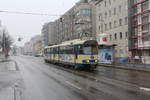 Wien Wiener Lokalbahnen (WLB) Tw 111 XII, Meidling, Eichenstraße / Dörfelstraße am 17.