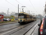 Wien Wiener Lokalbahnen (WLB) Tw 124 + Tw 409 XII, Meidling, Eichenstraße am 17.