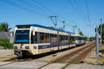 Wiener Lokalbahnen     TW 403 + 125, Tribuswinkel, 10.07.2021.