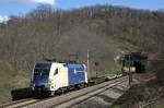 ES64U2-060 wurde am 01.04.2010 mit dem TEC 41130 (Budapest BILK - Rheinhausen) ber die alte Westbahn geleitet und konnte bei Melk abgelichtet werden.