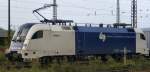 ES 64 U2-064 der Wiener Lokalbahnen Cargo GmbH sm frühen Abend des 27.09.11 bei einem Halt in Naumburg/S.