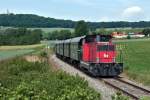 WLB 83 ist mit dem Nostalgie Express  Leiser Berge  nach Ernstbrunn unterwegs.