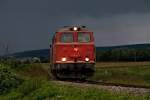 2143.21 der WLB ist mit dem NEX  Leiser Berge  von Ernstbrunn nach Wien Praterstern unterwegs.