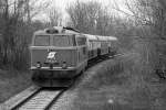 WLB 2143.21 als Verschubfahrt kurz vor dem Alberner Hafen.