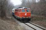 WLB 2143.21 als Verschubfahrt kurz vor dem Alberner Hafen.