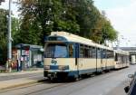 Wiener Lokalbahn Tw 125 + Tw 414 Baden, Bahnhof (Hst.