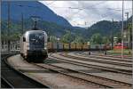 Einfahrt der ES64U2-021 mit dem DGS 43100  TRANSPED-EXPRESS ,von Verona nach Wanne-Eickel. Hier in Kufstein.