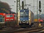 1216 950 der Wiener Lokalbahnen GmbH am 13.12.2010 als Lz unterwegs in Aachen West.