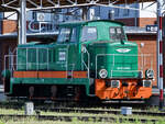 Anfang September 2024 konnte ich am Bahnsteig in Kołobrzeg (Kolberg) die Rangierlokomotive 401Da-069 ablichten.