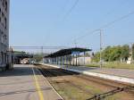 Bahnhof Kolobrzeg (Kolberg) am 07.