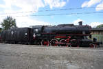 Die Dampflokomotive Tr203 im Eisenbahnmuseum Warschau (August 2011)