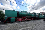 Die Dampflokomotive Pt47 im Eisenbahnmuseum Warschau (August 2011)