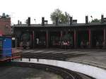 Dampfloks Pt47 112, Tr5-65, Ok1-359, Ok1 322 und Ol49 7 in Wolsztyn (Bahnbetriebswerke) am 10-07-2007.