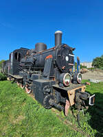 Die Schmalspurdampflokomotive Tx7-3502 wurde 1927 bei der Stettiner Maschinenbau Actien-Gesellschaft Vulcan gebaut und ist aktuell in Koszalin (Köslin) abgestellt. (September 2024)