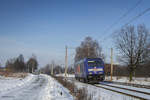 BR285 126 in Tychy (Tichau)am 01.02.2015.