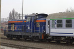 SM 42 - 290 als Rangierlok  für PKP Intercity in Poznan. 25.03.2016 12:28 Uhr.