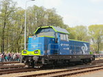 Für viele notwendigen Rangiertätigkeit stand P.K.P cargo LOGISTICS SM42-1258 3 620 171-0 bei der Dampflokparade in Wolsztyn am 30. April 2016 zur Verfügung.