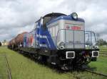 SM42-2553 mit Kesselwagen am 19.07.2009 in Wałcz.