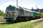 ST44-1082 und ST44-1028 in Czeremche am.28.05.08