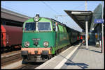 Am 24.9.2005 stand die PKP SU 45-202 vor einem Nahverkehrszug nach Rzepin im Bahnhof Frankfurt an der Oder und wartete um 9.53 Uhr auf die Abfahrt.