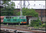 Die polnische SU 45073 rangiert hier am 31.05.2007 im Grenzbahnhof Frankfurt an der Oder.