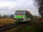 SA105-105 mit Regionalzug aus Zbaszynek nach Gorzow Wielkopolski, Miedzyrzecz, 8.10.2013