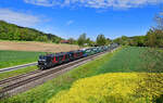 370 069 + 370 070 mit einem Helrom-KLV am 26.04.2024 bei Einöd.