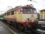 EP07-1001 von der PKP PRZEWOZY REGIONALNE spłka z o.o. am 11.01.2008 im Hauptbahnhof Toruń.