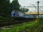 Am fruhen Morgen EP09-039 PKP Intercity mit EX 4500 Bielsko Biała Hbf-Gdynia Hbf in Tychy am 2011.09.03.