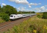 370 001 mit einem EC nach Berlin am 28.08.2014 bei Slubice. 