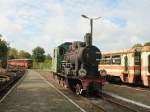 Tyn6-3632 der Greifenberger Kleinbahn 22c Hergestellt durch die AG Vulcan Stettin  um 1928 im  Schmalspurbahnmuseum in Gryfice (Greifenberg) am 08.