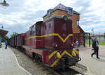 GKD Polska Lxd2-472  Rewal  mit einem Zug nach Pogorzelica, am 12.06.2017 in Trzęsacz.