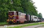 15.06.2019, Polen, Bahnhof Niechorze der Schmalspurbahn (Gryfice) - Trzesacz - Pogorzelica.