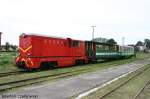 Lxd2-473 mit Personenzug aus Gryfice zu Pogorzelica in Gryfice am 10.09.2006