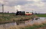 Mit diesem schmucken Sonderzug, gefhrt von Px 48-4901, fuhren wir am  17.4.1992 von Gryfice nach Rewal.