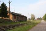 3.10.2011 Gryfice / Greifenberg. Lokschuppen + Ladestraße des Kleinbahnhofs